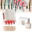Hair Oil Applicator with Red Light, Electric Scalp Massager and Hair Oil Applicator Scalp Care Brush for Hair Oiling