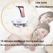 Electric Scalp Massage Rechargeable Wireless Portable Electric Scalp Massager Waterproof Handheld Massager with 4 Massage Claws(White)