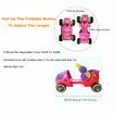 Adjustable Quad Roller Skates Shoes with Safe Lock Mode (Blue)