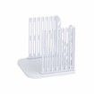 Adjustable Toast Slicer/Cutting Guide for Homemade Bread,Plastic Bread Slicer Loaf for Slicing Bread Foldable Kitchen Baking Tools (White)