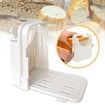 Bread Slicer for Homemade Bread,Foldable Plastic Bread Slicer Machine,Compact Bread Slicing Guide 3 Sizes Bread Loaf Slicer Thin Bread Cutter,Manual Bread Slicer for Kitchen