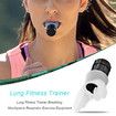 Adjustable Breathing Trainer Lung Exercise Equipment Breathing Muscles Exercise Face Mouthpiece Respirator Easy To Clean Fitness