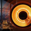 Instant Heater Ceiling Electric Space Warmer Infrared Patio Room Save Energy Indoor Outdoor Waterproof 1500W