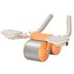 Ab Wheel Roller with Elbow Support,Automatic Rebound Abdominal Wheel,Ab Wheel Roller for Core Workout,Smartsaker Ab Wheel Roller with Phone Holder,Coreflex 4d Ab Wheel Roller for Office,Home,Outdoor (Orange)