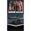 Ab Wheel Roller with Elbow Support,Automatic Rebound Abdominal Wheel,Ab Wheel Roller for Core Workout,Smartsaker Ab Wheel Roller with Phone Holder,Coreflex 4d Ab Wheel Roller for Office,Home,Outdoor (Black)