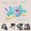 Cervical Neck Pillows for Relief Memory Foam Pillows Adjustable Ergonomic Cooling Pain Relief Contour Ergonomic Neck Support