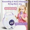 (Purple)Karaoke Machine for Kids, Portable Singing Machine Karaoke Toys with 2 Microphone,Party Favor Birthday Gifts for Toddlers Boys And Girls