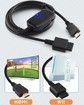 HDMI Adapter Wii Cable 1080P 720P Picture Quality Upscaler Resolution Enhancer Converter 2M Plug Play Console Display Compatibility