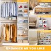 10pcs Shoe Storage Boxes Plastic Large Clear Stackable Organiser Bins Containers Sneaker Display Cases Organizer with Lids
