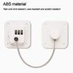 1 pack Keyless Refrigerator Locks for Cabinets, Closets, Drawers, and Windows - Keep Your Appliances Safe and Secure