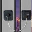 1 pack Keyless Refrigerator Locks for Cabinets, Closets, Drawers, and Windows - Keep Your Appliances Safe and Secure