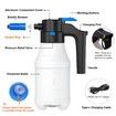 1.5 Liters Electric Foam Sprayer with USB, Pressurized Foam Sprayer for Car Washing,Foam Sprayer for Home, Garden and Car Beauty and Cleaning