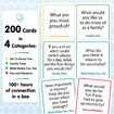 200 Family Conversation Cards for Family Dinner Table and Road Trips Family Version