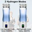 3 in 1 Hydrogen Water Bottle,Portable Hydrogen Water Bottle Generator,Rechargeable Hydrogen Water Ionizer Machine for Home Office Travel,1500/3000PPB