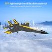 RC Airplane, 2.4GHz 2CH Remote Control Airplane Ready to Fly RC Airplane Built in 6-Axis Gyroscope, Easy to Fly RC Airplane for Kids Beginners (Black)