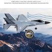 RC Airplane, 2.4GHz 2CH Remote Control Airplane Ready to Fly RC Airplane Built in 6-Axis Gyroscope, Easy to Fly RC Airplane for Kids Beginners (Gray)