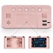 Super Loud Alarm Clock for Heavy Sleepers,Digital Clock with 7 Color NightLight,Adjustable Volume,Dimmer,Small Clocks for Bedrooms,Ok to Wake Up for Kids,Teens (Pink+RGB)