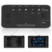 Super Loud Alarm Clock for Heavy Sleepers,Digital Clock with 7 Color NightLight,Adjustable Volume,Dimmer,Small Clocks for Bedrooms (Black+RGB)