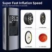 6000Mah Portable Air Pump For Car,150Psi Air Pump Electric Tire Inflator Cordless Rechargeable Air Compressor For Car Bike Motorcycle Ball