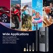 6000Mah Portable Air Pump For Car,150Psi Air Pump Electric Tire Inflator Cordless Rechargeable Air Compressor For Car Bike Motorcycle Ball