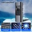 6000Mah Portable Air Pump For Car,150Psi Air Pump Electric Tire Inflator Cordless Rechargeable Air Compressor For Car Bike Motorcycle Ball