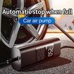 6000Mah Portable Air Pump For Car,150Psi Air Pump Electric Tire Inflator Cordless Rechargeable Air Compressor For Car Bike Motorcycle Ball