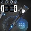 Cordless Hair Clipper, Professional Hair Clipper, Rechargeable Electric Hair Cutting Machine, Detail Trimmer (Black)