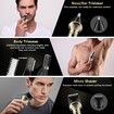 Beard Trimmer for Men, Hair Clipper for Men, Cordless Beard Grooming Kit, Electric Shavers for Mustache, Facial Body, Nose, Hair Cutting Kit, Trimmer Kit