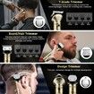 Beard Trimmer for Men, Hair Clipper for Men, Cordless Beard Grooming Kit, Electric Shavers for Mustache, Facial Body, Nose, Hair Cutting Kit, Trimmer Kit