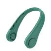 Rechargeable Bladeless Neckband Fans Air Cooler Summer Air Cooling Hanging Neck Fan Leafless Twistable Usb VentilatorMilk White