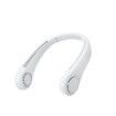 Rechargeable Bladeless Neckband Fans Air Cooler Summer Air Cooling Hanging Neck Fan Leafless Twistable Usb VentilatorPink