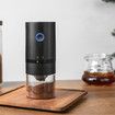 Electric Coffee Grinder Cafe Automatic Coffee Beans Mill Conical Burr Grinder Machine for Home Travel Portable USB RechargeableWhite