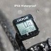 GPS Bike Computer, Wireless Cycling Computer with Automatic Backlight, Bicycle Speedometer Odometer with Waterproof and Lager Battery, Provide Professional Data Analysis