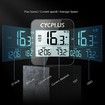 GPS Bike Computer, Wireless Cycling Computer with Automatic Backlight, Bicycle Speedometer Odometer with Waterproof and Lager Battery, Provide Professional Data Analysis
