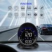 Auto GPS Speedometer G6, Car HUD Head Up Display HD Display, Overspeed Alarm for All Vehicle