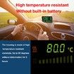 Truck GPS Speedometer with 6.2 Inch Extend Digital Display Vehicle Odometer Trip Meter and Overspeed Alarm in MPH/KMH