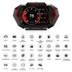 HUD Heads Up Display for Car, OBD and GPS Multi Data Monitor Digital Speedometer for Most Vehicles After 2008