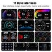 HUD Heads Up Display for Car, OBD and GPS Multi Data Monitor Digital Speedometer for Most Vehicles After 2008