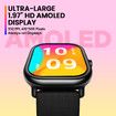 World PremiereNew Zeblaze GTS 3 Pro Ultra-big HD 415*505pixels AMOLED Screen HiFi Bluetooth Phone Calls and Fitness Tracking Smart Watch Black
