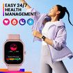 World PremiereNew Zeblaze GTS 3 Pro Ultra-big HD 415*505pixels AMOLED Screen HiFi Bluetooth Phone Calls and Fitness Tracking Smart Watch Black