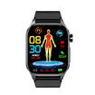 2.04 inch AMOLED HD Screen Composition Measurement ECG Electrocardiogram bluetooth Call Rate Pressure SpO2 Monitor IP68 Waterproof Brown