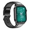 2.04 inch AMOLED HD Screen Composition Measurement ECG Electrocardiogram bluetooth Call Rate Pressure SpO2 Monitor IP68 Waterproof Smart Watch Blue