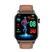 2.04 inch AMOLED HD Screen Composition Measurement ECG Electrocardiogram bluetooth Call Rate Pressure SpO2 Monitor IP68 Waterproof Smart Watch Blue