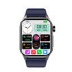 2.04 inch AMOLED HD Screen Composition Measurement ECG Electrocardiogram bluetooth Call Rate Pressure SpO2 Monitor IP68 Waterproof Smart Watch Blue