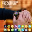 Ultra-large 2.03 inch HD Display Voice Calling HiFi bluetooth Phone Calls and Fitness Tracking Smart Watch Black