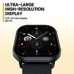 Ultra-large 2.03 inch HD Display Voice Calling HiFi bluetooth Phone Calls and Fitness Tracking Smart Watch Black