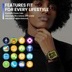 2.03 inch HD Display Aluminum Nacigation Crown Voice Calling HiFi bluetooth Phone Calls  and Fitness Tracking Smart Watch Black