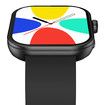 2.03 inch HD Display Aluminum Nacigation Crown Voice Calling HiFi bluetooth Phone Calls  and Fitness Tracking Smart Watch Black