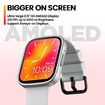 2.15 inch Ultra-large 415*505pixels HD AMOLED 24H Rate SpO2 Hifi bluetooth Phone Call BT5.2 Smart Watch Silver