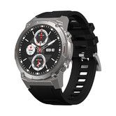Zeblaze Vibe 7 Pro 1.43 inch AMOLED Display HiFi Phone Calls  Grade Toughness Smart Watch 400mAh SpO2  Oxygen  Rate Silver gray